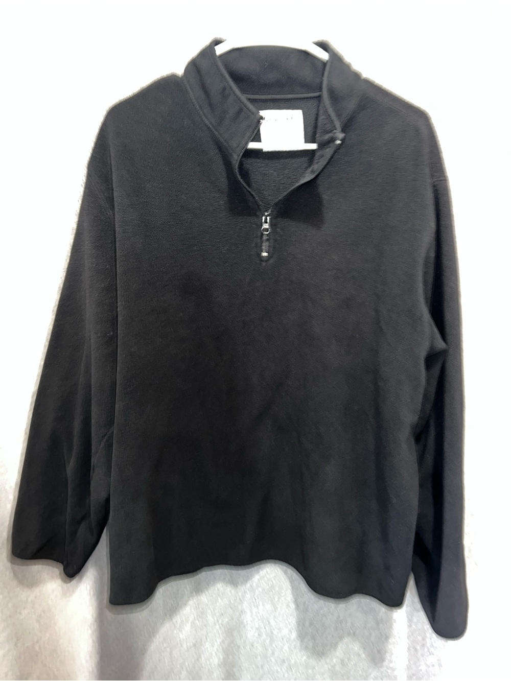Old Navy Men's Black Half-Zip Sweater